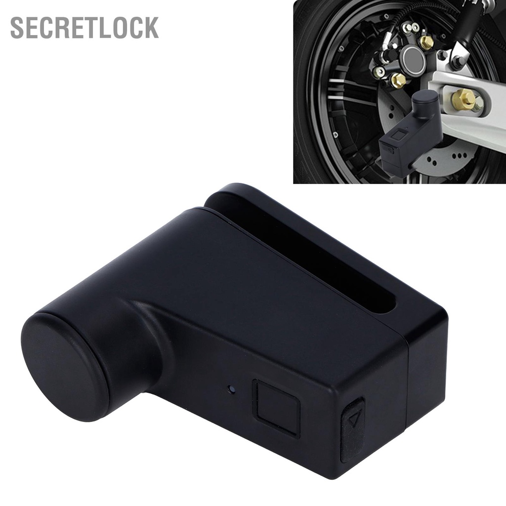 Khóa Đĩa Xe Máy Chống Trộm - Ổ Khoá Phanh Đĩa Xe Máy Vân Tay Pin Lithium 3.7V Bluetooth Cho Xe Đạp Leo Núi