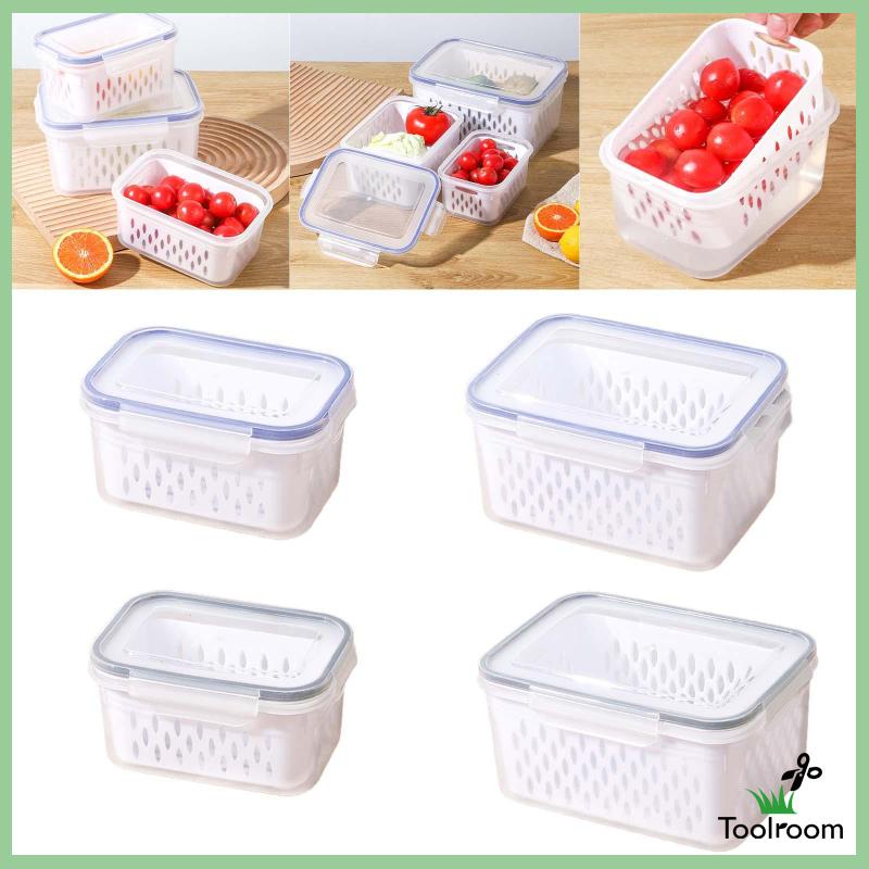 Rổ Đựng Rau Củ Quả Có Thể Tháo Rời Tiện Dụng Cho Tủ Lạnh