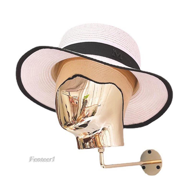 Giá Đỡ Đầu Ma Nơ Canh Bằng Kim Loại Phong Cách Vintage Trang Trí Nhà Cửa