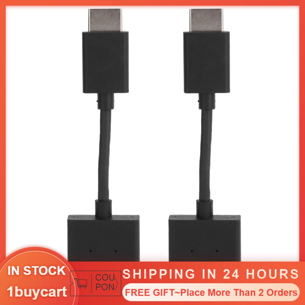 1buycart1 2Pcs Male to Female Extension Cable HD Multimedia Interface Support 4K High Resolution