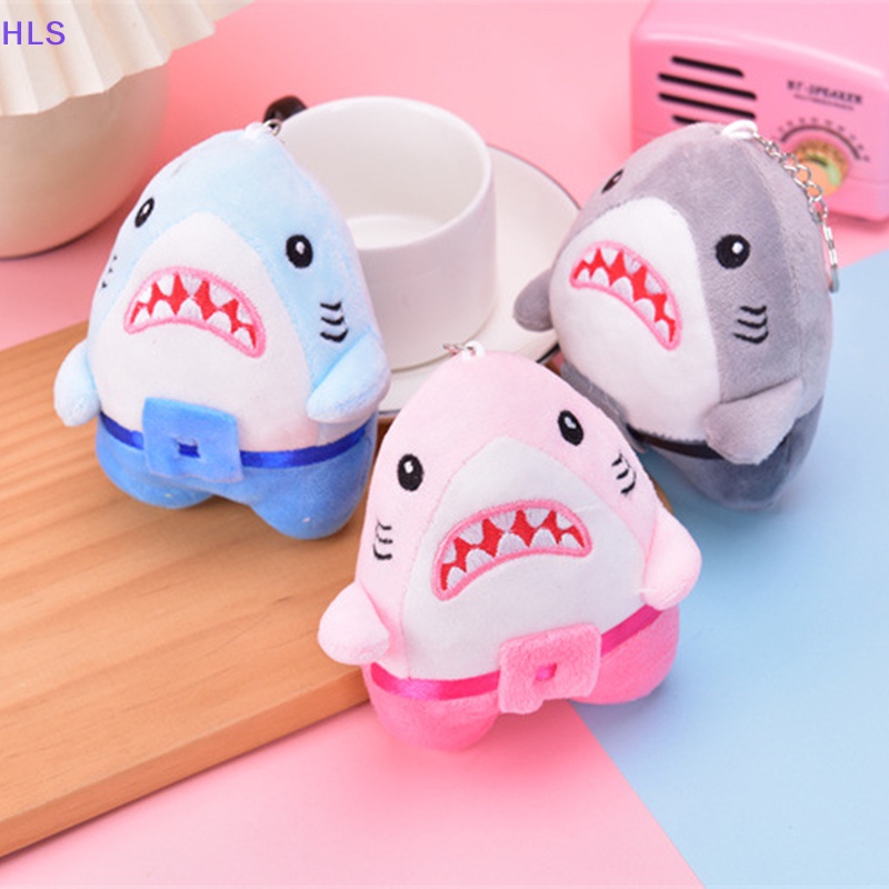 1 Móc Khóa Hình Cá Mập Răng To Nhồi Bông Ngộ Nghĩnh Thời Trang