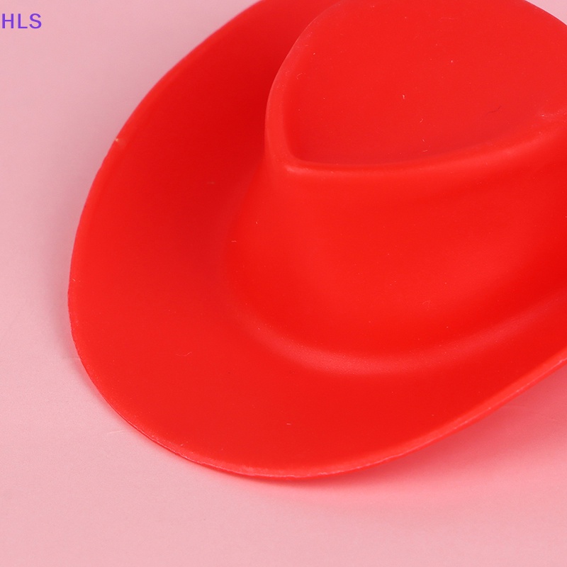 [HLS] Set 10 Mũ Cao Bồi Mini Bằng Nhựa Màu Tím Đỏ Thời Trang Sáng Tạo Và Thiết Thực Làm Quà Tặng Cho