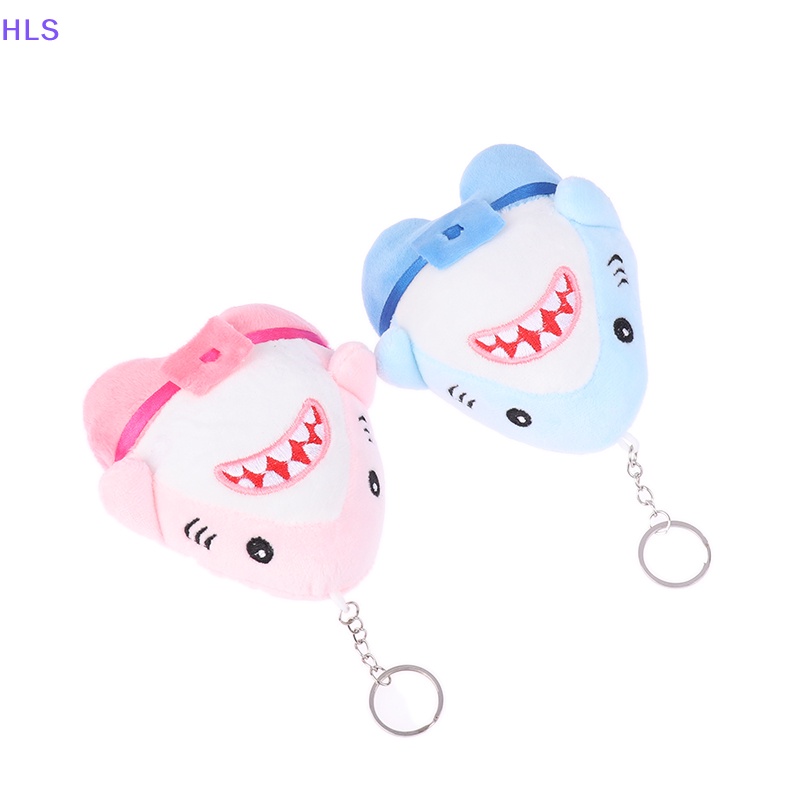 1 Móc Khóa Hình Cá Mập Răng To Nhồi Bông Ngộ Nghĩnh Thời Trang