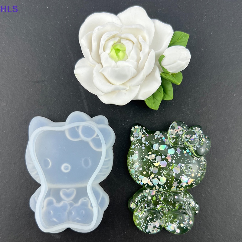 Khuôn Silicone Làm Trang Sức Thủ Công Hình Mèo Kitty