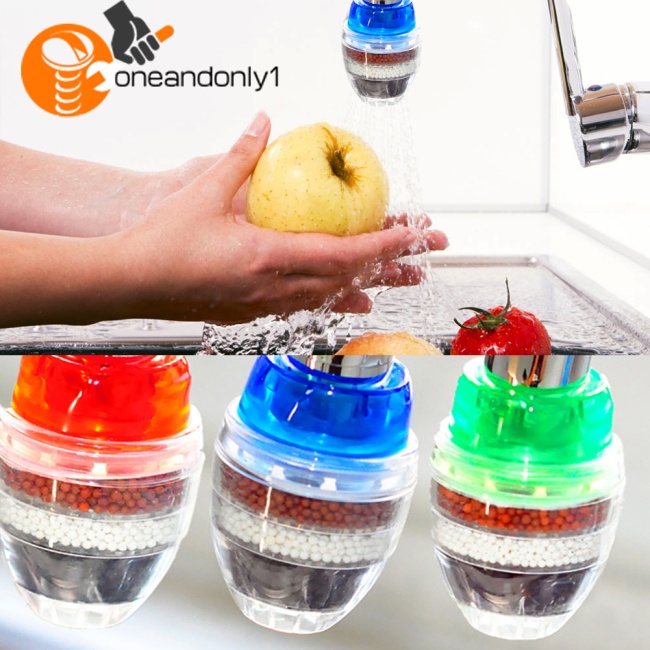 Bộ Lọc Nước Than Hoạt Tính 5 Lớp Loại Bỏ Clo Fluoride Bằng Kim Loại Cứng