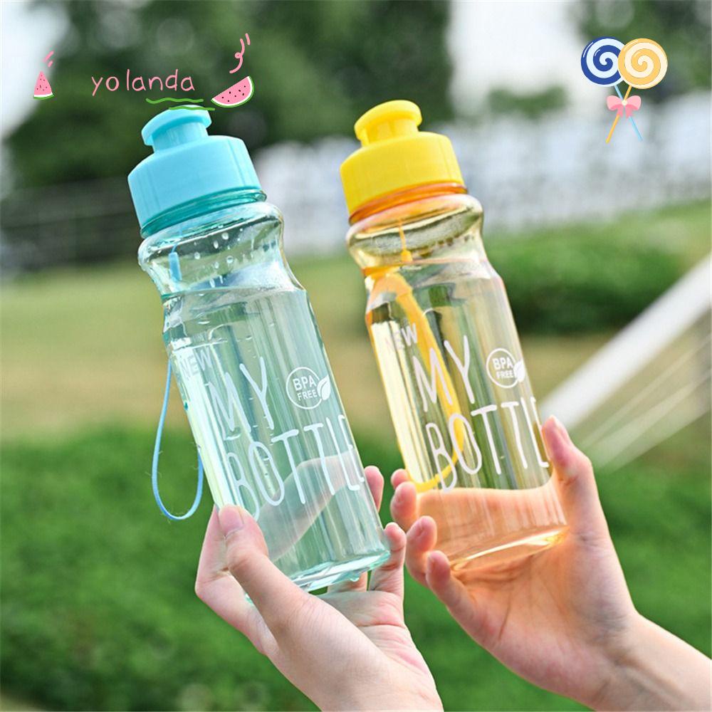 YOLA Bình Nước Thể Thao Bằng Nhựa Trong Suốt Dung Tích 650ML