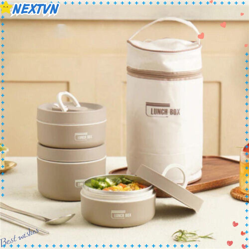 NEXTVN Hộp Đựng Cơm Trưa Giữ Nhiệt Chống Tràn Tiện Lợi