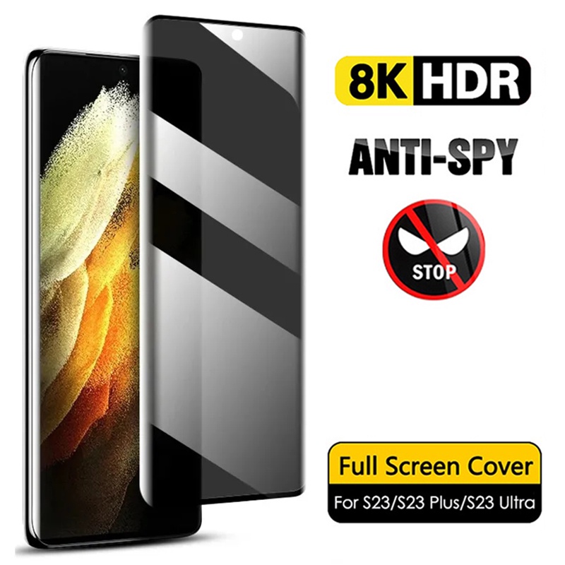 Kính Cường Lực Chống Nhìn Trộm Cho Samsung Galaxy S23 Ultra S22 S21 S20 S10 S9 S8 Plus S21FE S20FE S10E Note 20 Ultra 10 Plus 9 8