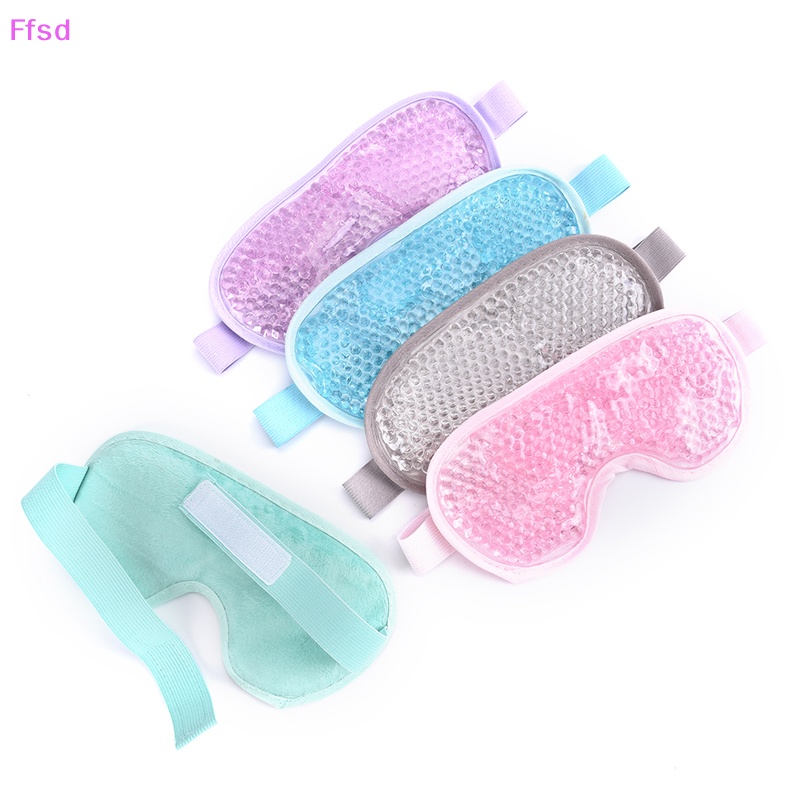 {Ffsd} Mặt Nạ Mắt Dạng Hạt Gel Có Thể Tái Sử Dụng Cho Liệu Pháp Nóng Lạnh Làm Mịn Thư Giãn Làm Đẹp