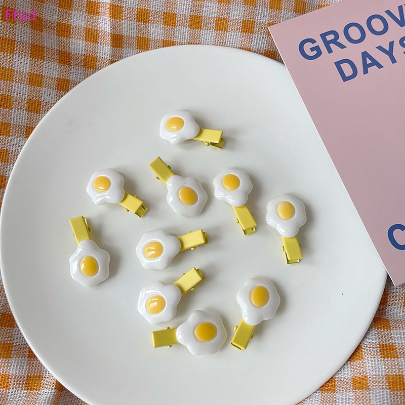 Kẹp Tóc Màu Vàng Ngọt Ngào Phong Cách Hàn Quốc Cho Nữ