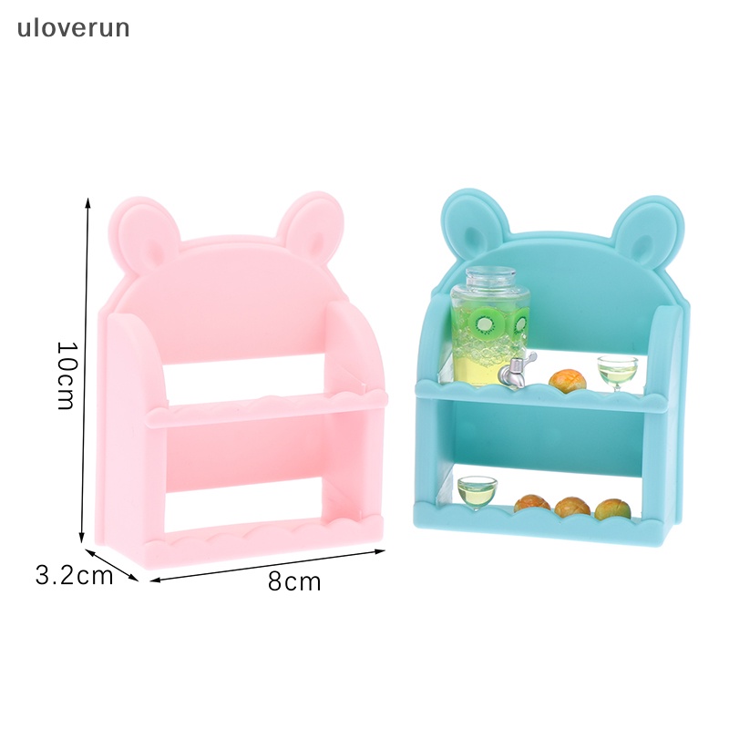 Uloverun Kệ mini Để Mô Hình Trang Trí Nhà Búp Bê vn