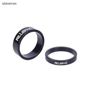 Uloverun 4 cái 5 / 10mm điều chỉnh hợp kim nhôm xe đạp ngã ba máy giặt stem bộ đệm tai nghe Vn