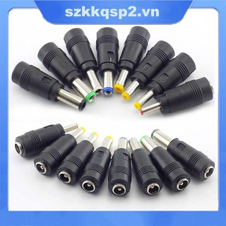 Đầu Nối 8 Trong 1 dc 5.5 * 2.1mm Sang 6.3 6.0 5.5 4.8 4.0 3.5 2.5 2.1 1.7 1.35 vnk2
