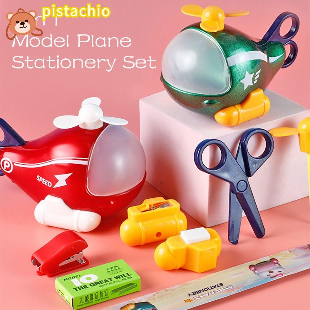 PISTA Dụng Cụ Gọt Bút Chì Tạo Hình Máy Bay Sáng Tạo Cho Bé