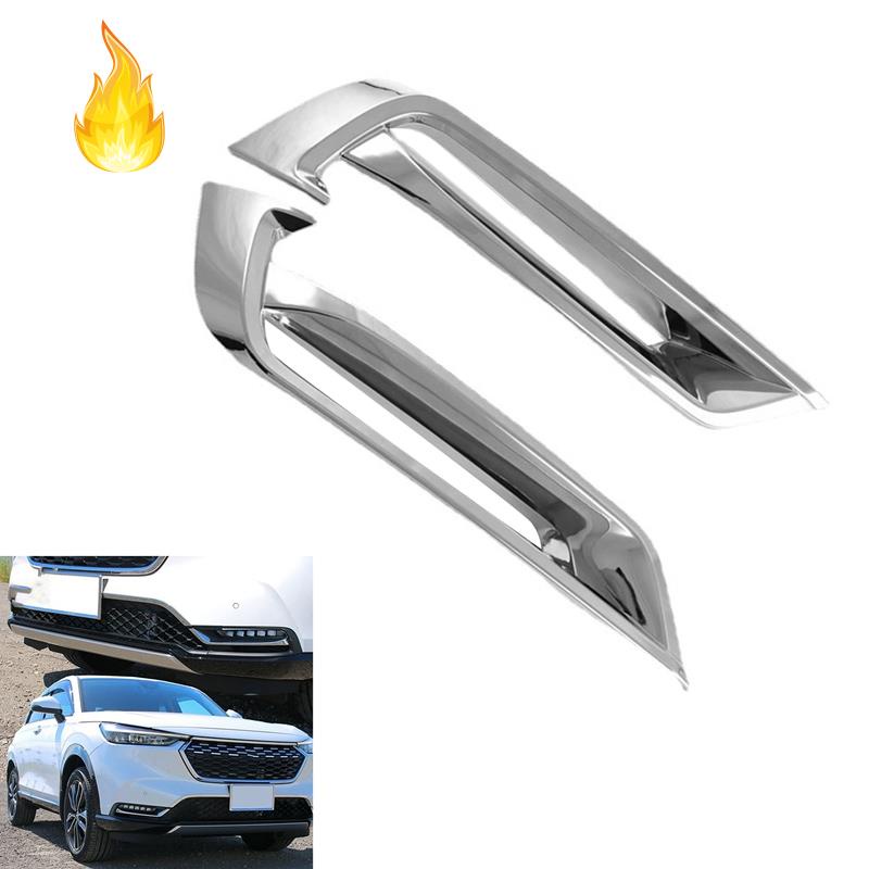 Bộ 2 Khung Bảo Vệ Đèn Sương Mù Phía Trước Cho Honda HRV HR-V Vezel 2022 2023