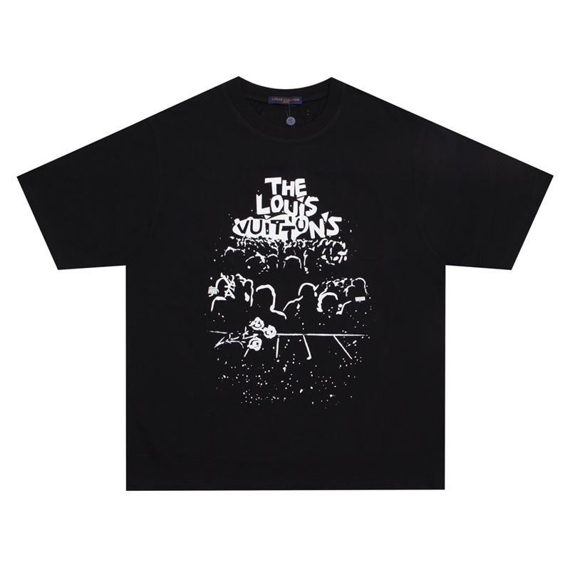 Áo Thun Tay Ngắn Cổ Tròn In Chữ L66-New