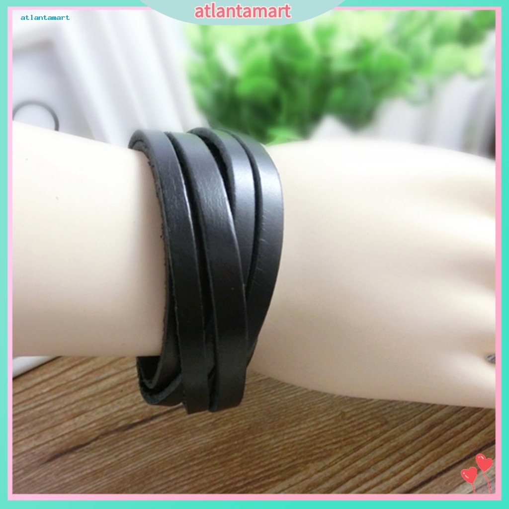 Túi Đựng Đồ Dùng Cao Cấp Tiện Dụng| Vòng Tay Giả Da Nhiều Lớp Phong Cách Punk