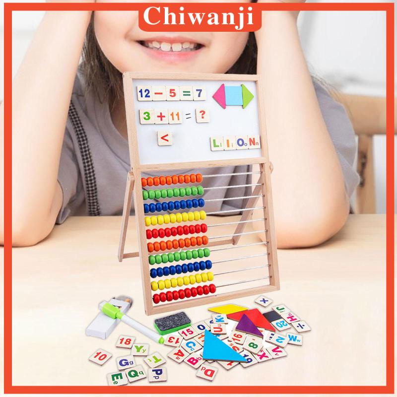 Bàn Tính Bằng Gỗ 10 Hàng Hạt Nhiều Màu Sắc Dành Cho Trẻ Em