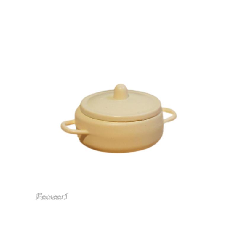 Mô Hình Nồi Nấu Ăn Mini Tỉ Lệ 1 / 6 1 / 12 Trang Trí Nhà Búp Bê