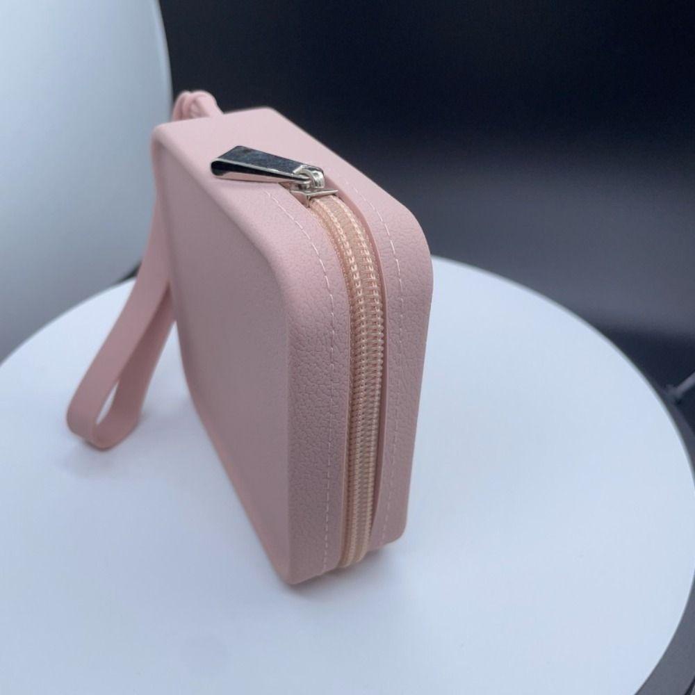 FALLFORBEAUTY Ví Silicone Hình Vuông Đựng Tiền Xu / Khăn Ăn / Mỹ Phẩm Tiện Lợi Cho Nam