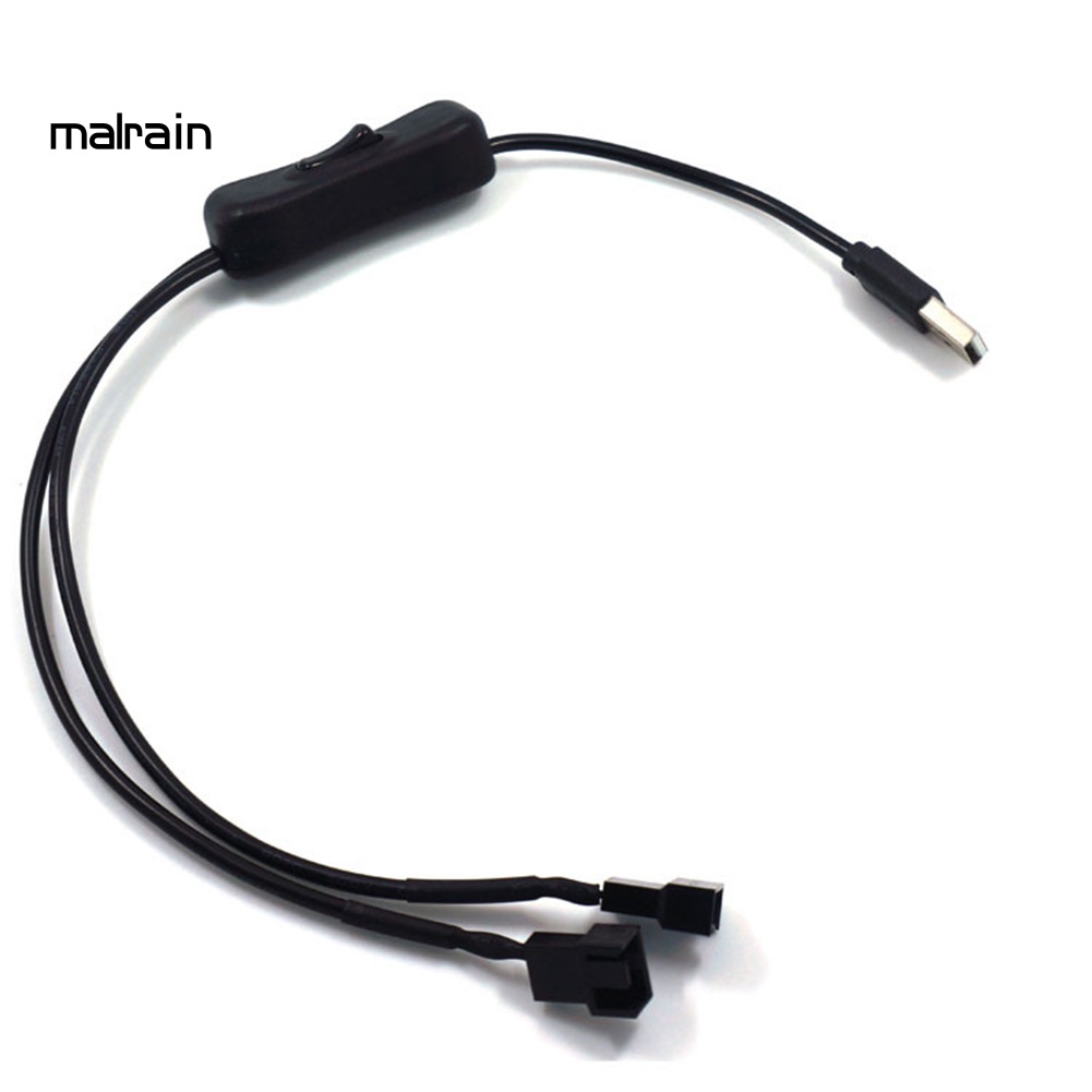 Cáp ChuyểN ĐổI QuạT MáY TíNh 5V 2 ChiềU USB Sang 4 Pin