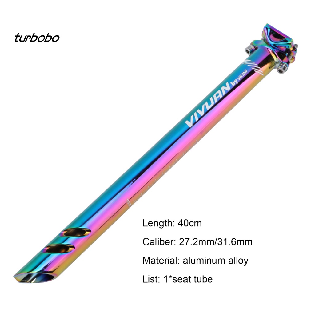 Ống Đỡ Yên Xe Đạp Leo Núi Bằng Hợp Kim Nhôm Chống Sốc Nhiều Màu 400mm