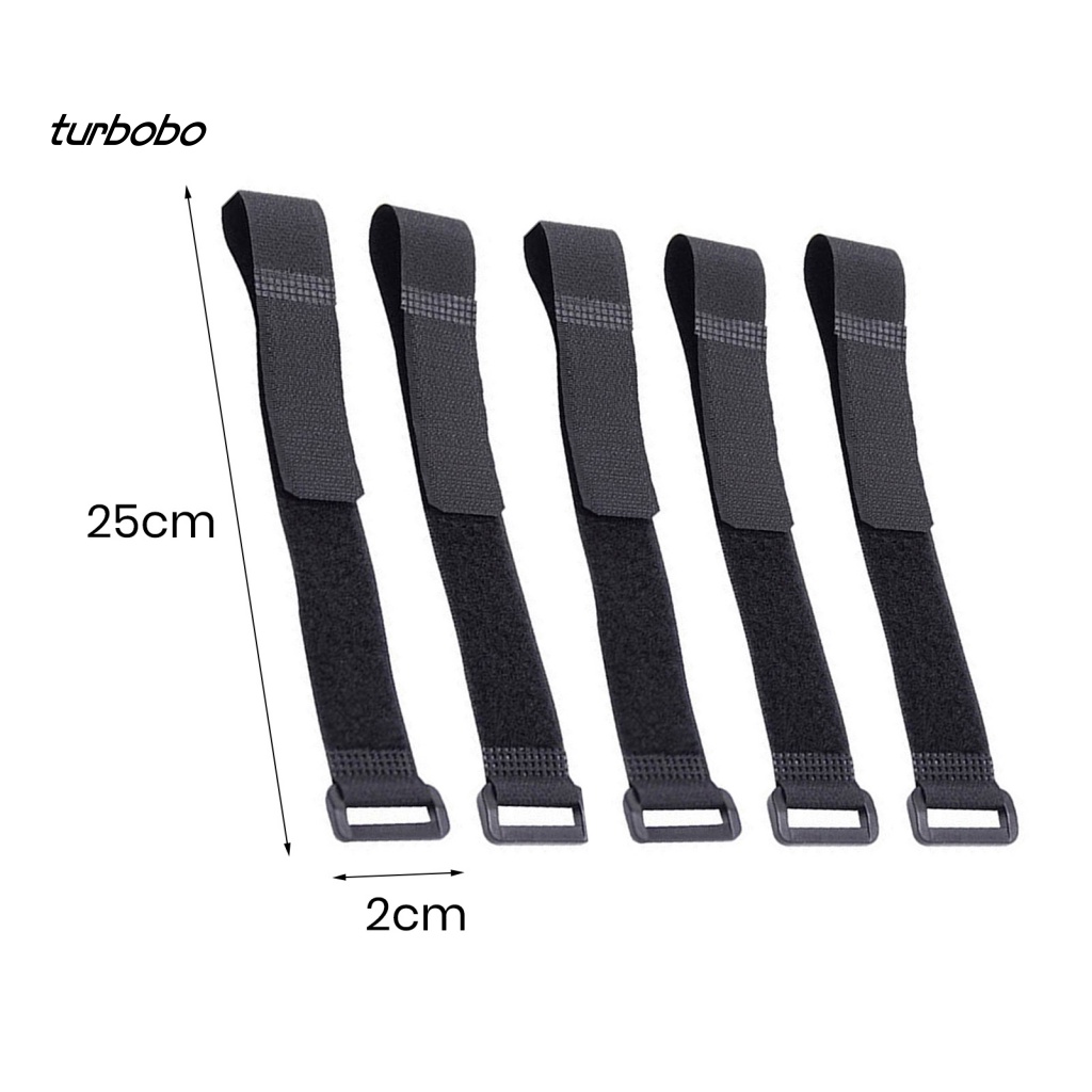 Set 5 Dây Khóa Cố Định Tay Lái Xe Đạp Bằng Nhựa Chống Mòn Đa Năng