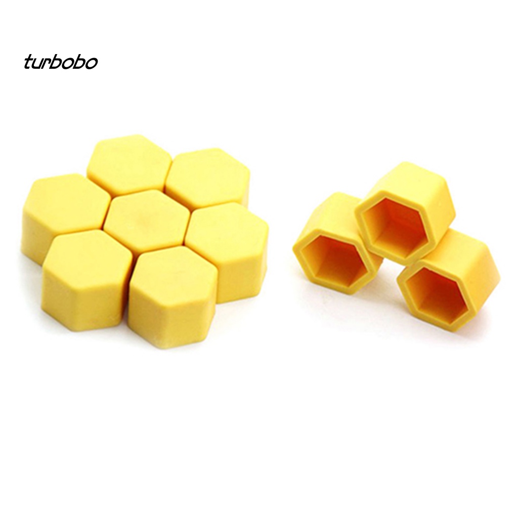 Set 20 Nắp Silicone Bảo Vệ Vành Bánh Xe Hơi Chịu Nhiệt Độ Cao 19mm