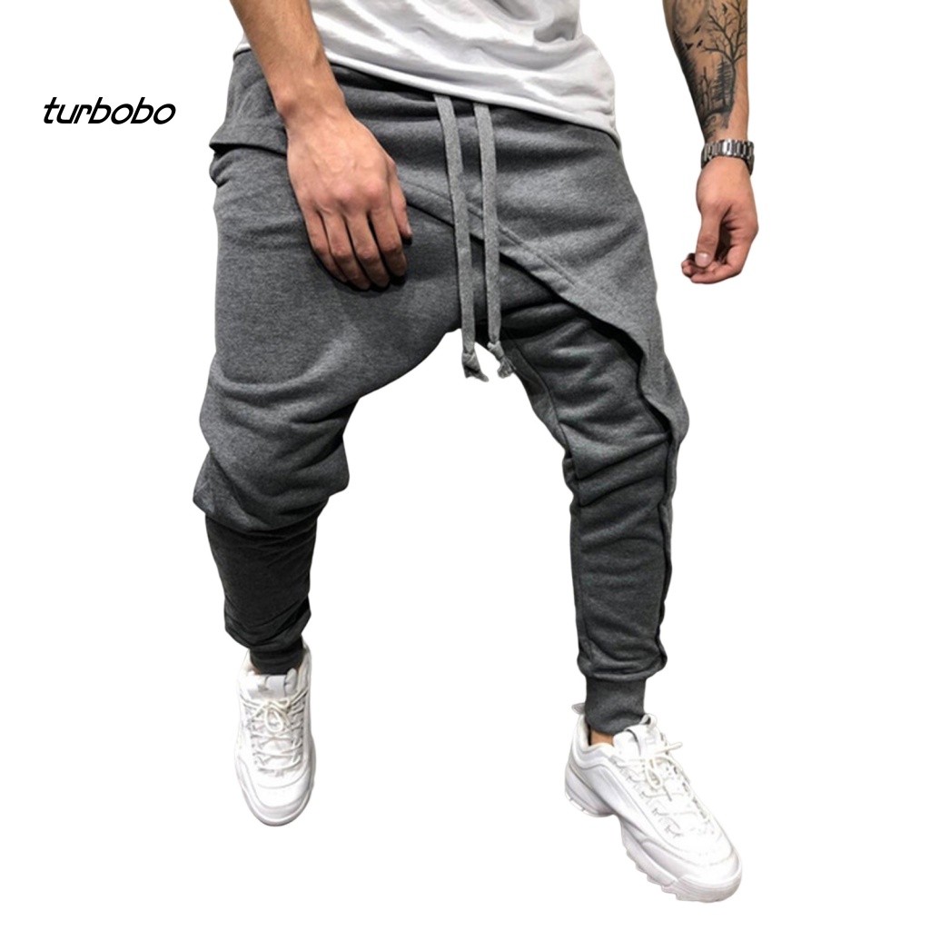 Quần Baggy Hai Lớp Màu Trơn Phong Cách Hip Hop Đường Phố Cho Nam