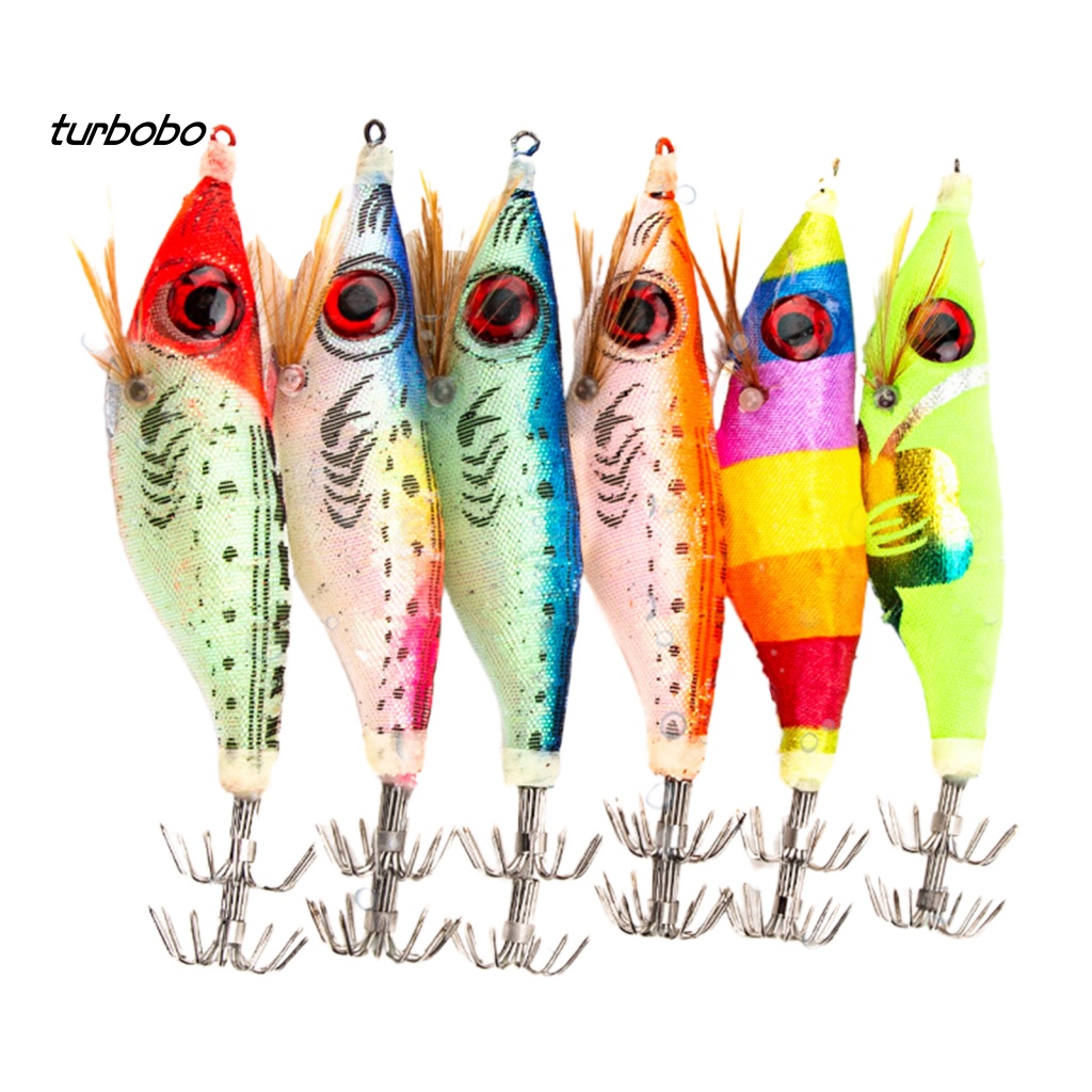 Mồi Câu Cá Giả Hình Bạch Tuộc / Tôm Dạ Quang Bằng PVC