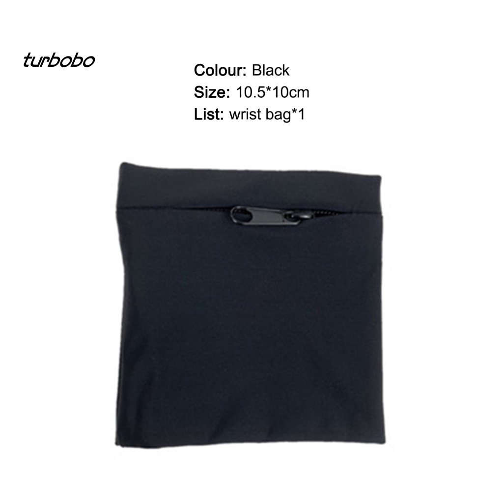 Turbobo Ví Đựng Điện Thoại Chìa Khóa Tiền Xu Đeo Cổ Tay Thấm Hút Mồ Hôi Thoáng Khí Khi Chạy Bộ