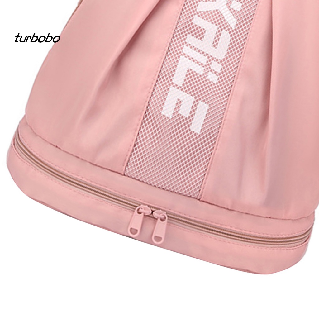 Turbobo Ba Lô Thể Thao Có Ngăn Đựng Giày Với Dây Khóa Kéo Sức Chứa Lớn Có Thể Điều Chỉnh Cho Nữ