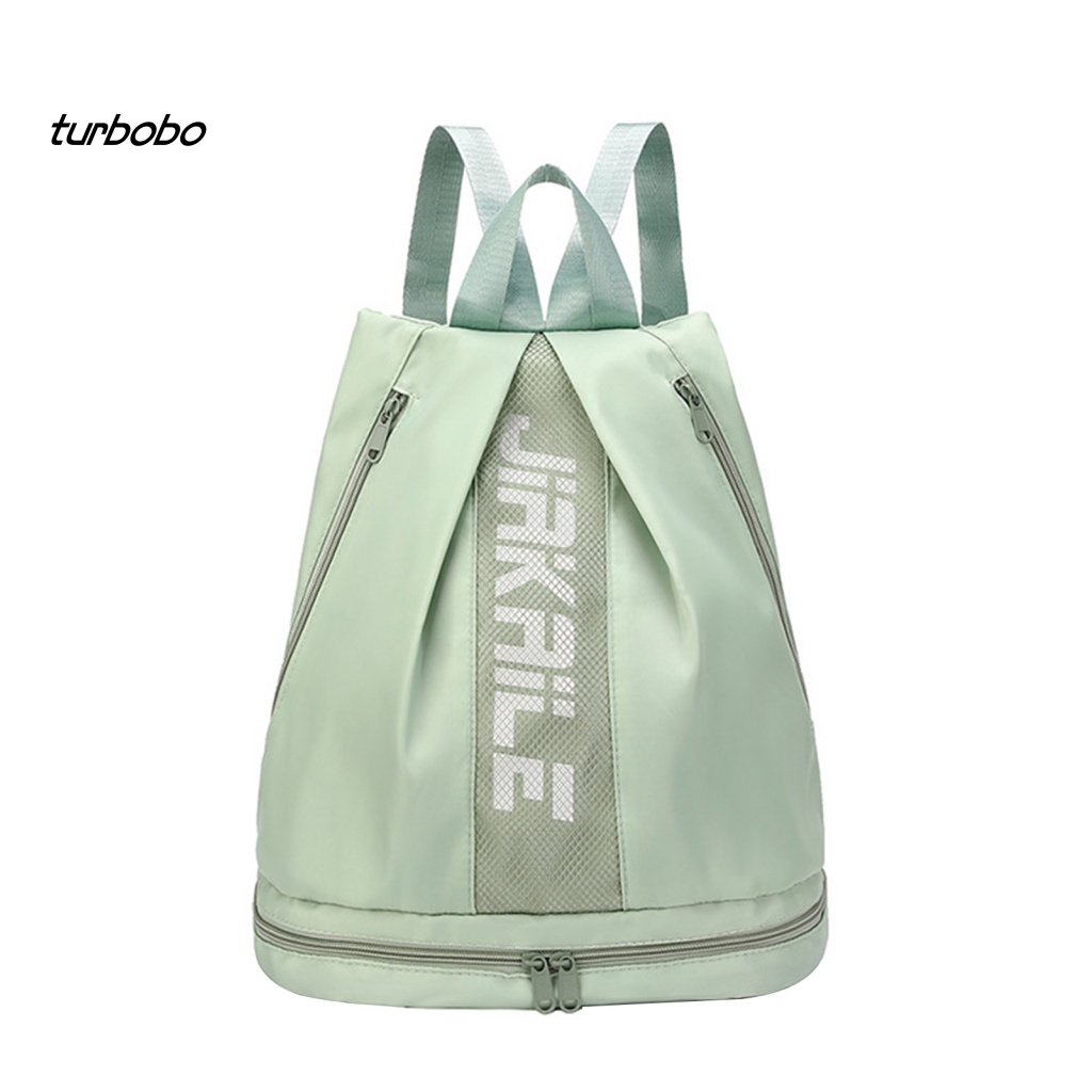 Turbobo Ba Lô Thể Thao Có Ngăn Đựng Giày Với Dây Khóa Kéo Sức Chứa Lớn Có Thể Điều Chỉnh Cho Nữ