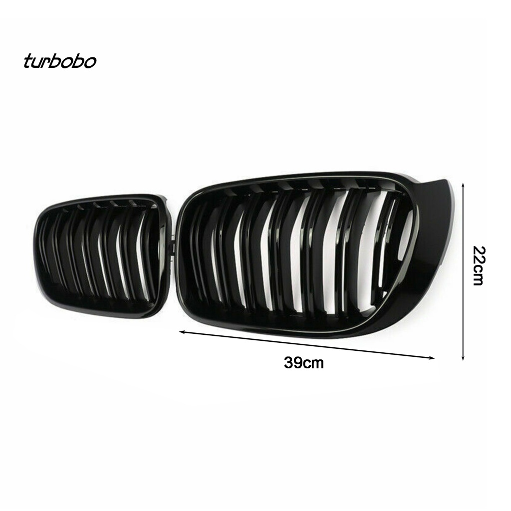 1 CặP LướI TảN NhiệT MàU Đen GắN Mui Xe 51117338571 51117338572 51137367422 Khung Lưới Tản Nhiệt Cho Xe Ô Tô BMW X3 X4 Series F25 F26 14-16