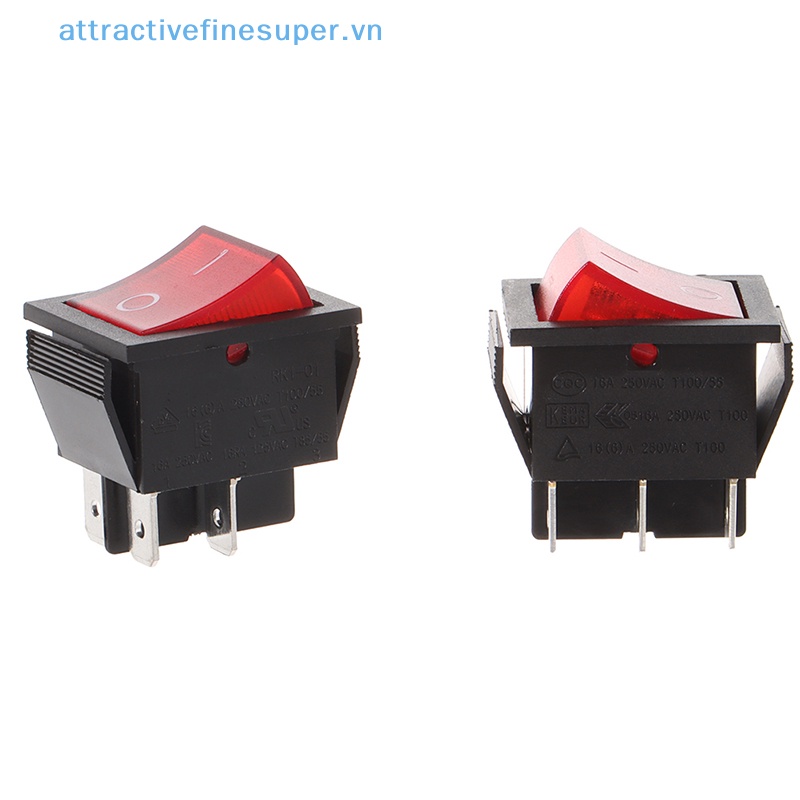 Công Tắc Bật / Tắt AFS RK1-01 16A 250V 4Pin 6Pin KCD4-201n