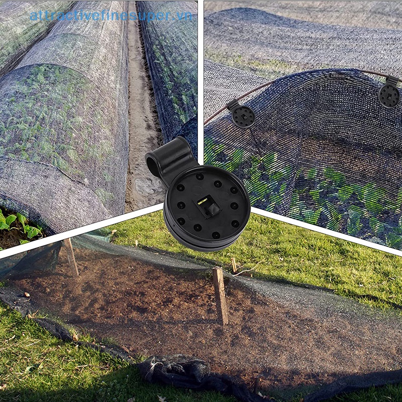 Set 10 Kẹp Nhựa Cố Định Tấm Che Nắng Cho Nhà Kính