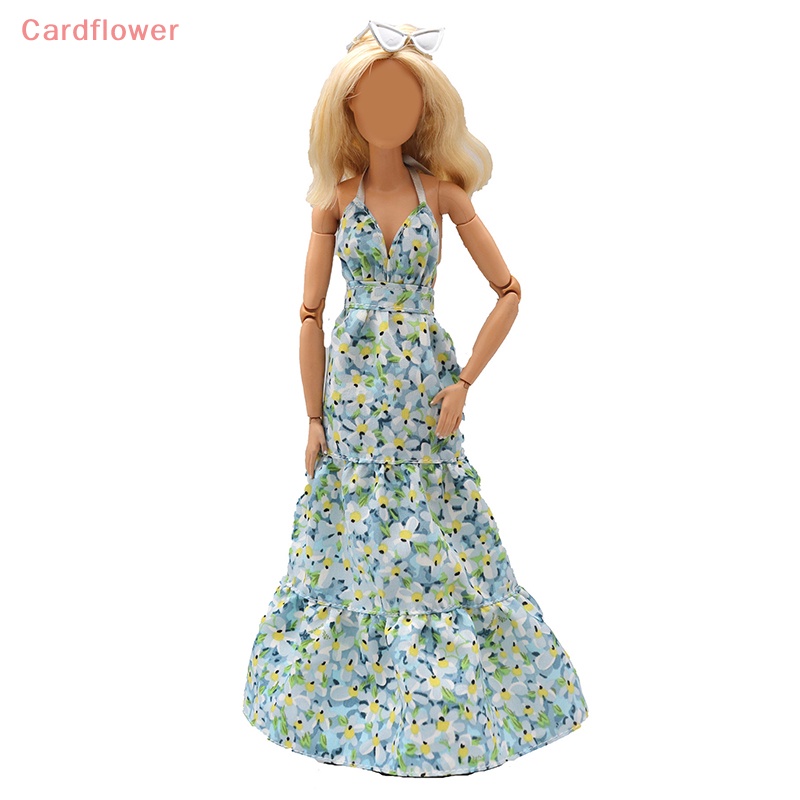 1 Đầm Dây In Hoa Cho Búp Bê Mới