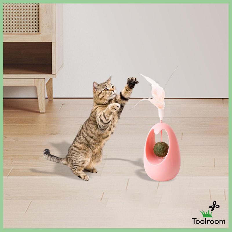 Đồ Chơi Tương Tác Với Catnip / Lông Vũ Vui Nhộn Cho Mèo Cưng