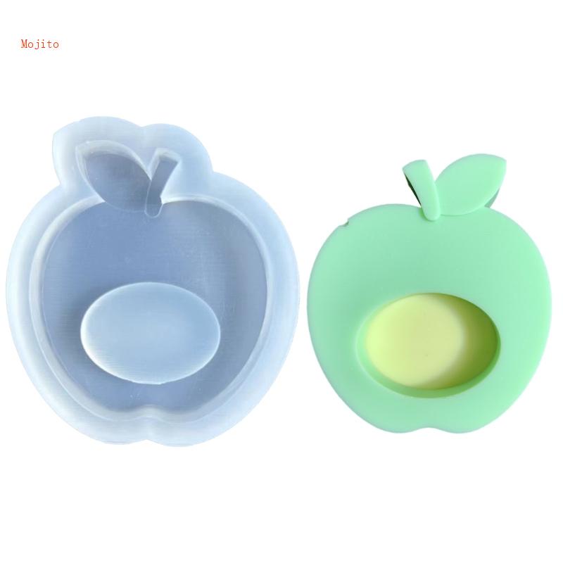 Khuôn Silicone Làm Móc Khóa DIY Hình Bình Lắc Bằng Nhựa Resin Trong Suốt