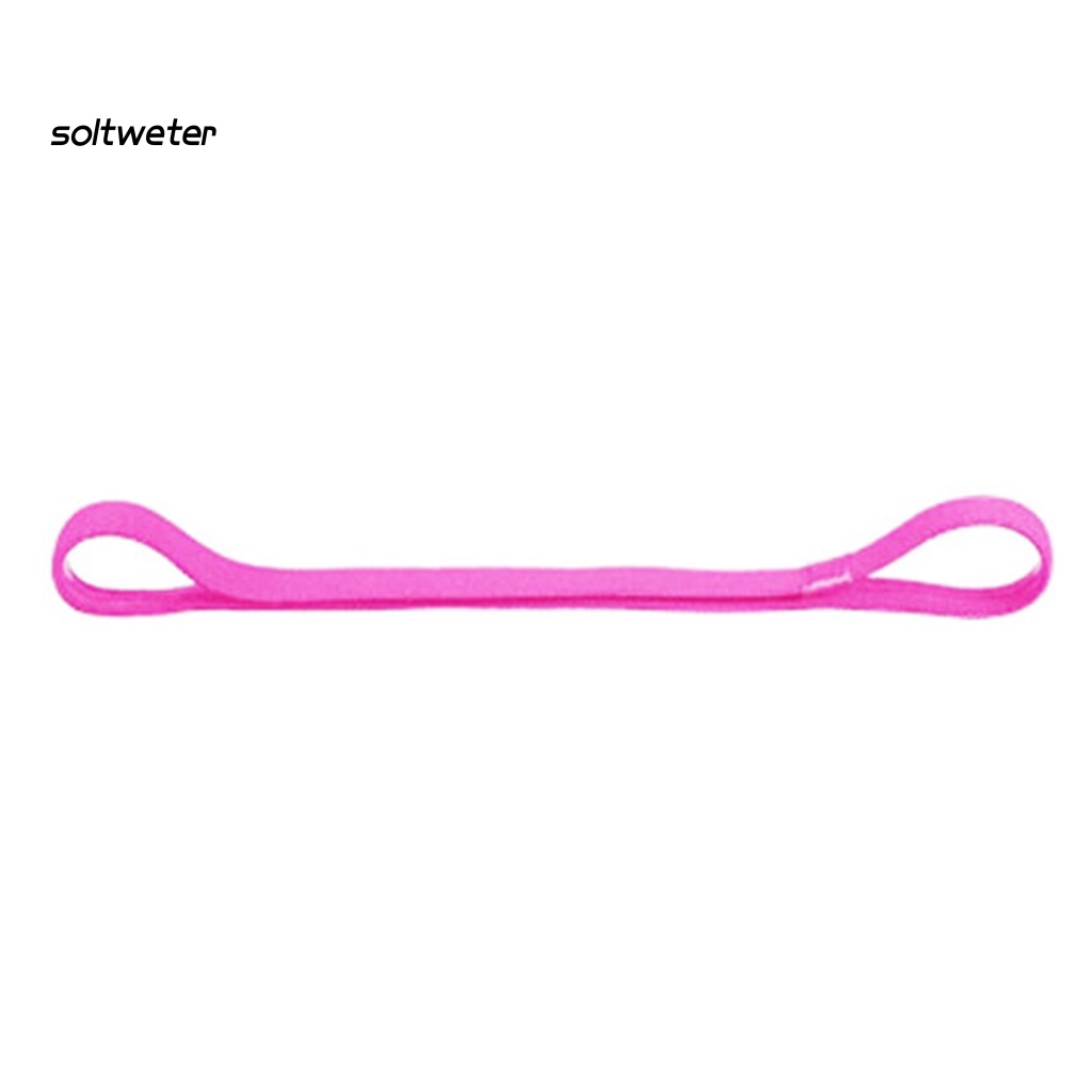 Băng Đô Thể Thao Thấm Hút Mồ Hôi Chống Trượt Mềm Mại Co Giãn Tốt Màu Trơn