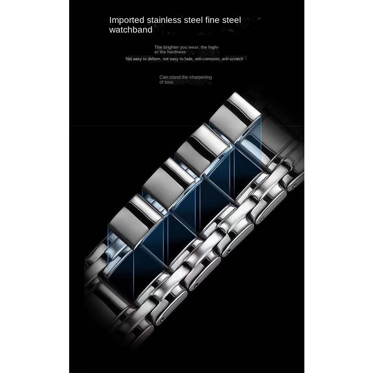 Đồng Hồ Cơ Tự Động Chống Thấm Nước Dạ Quang Cao Cấp Dành Cho Nam