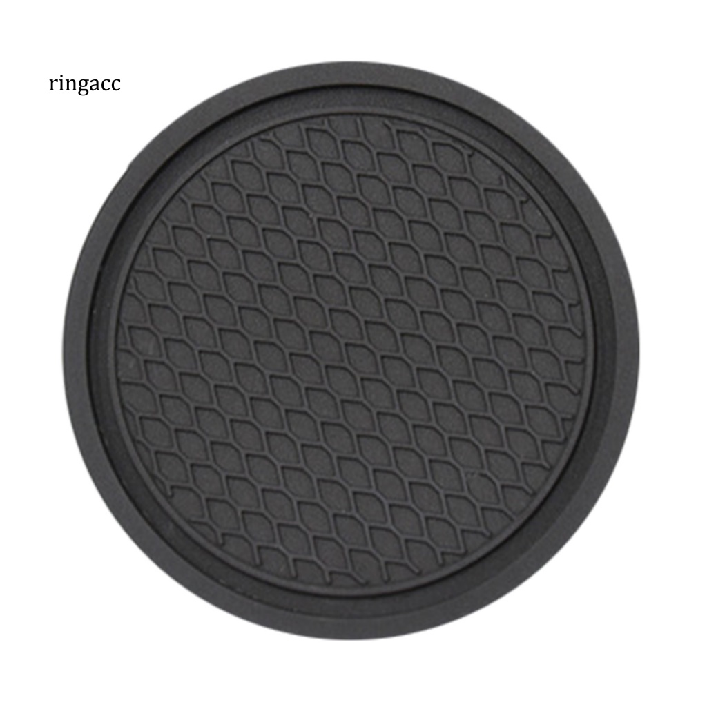 Rga Miếng Lót Cốc Bằng PVC Chống Trượt Chống Mài Mòn Trang Trí Cho Xe Hơi