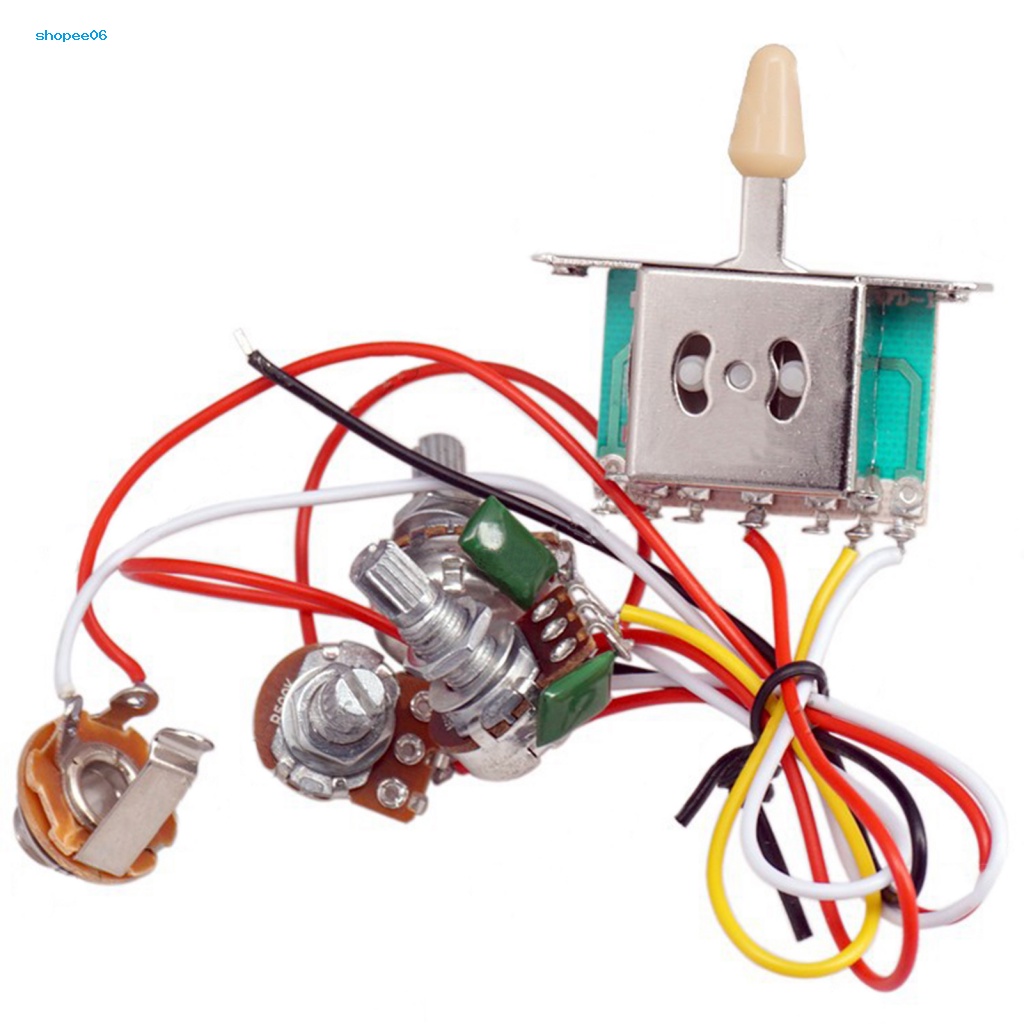 Bộ Dây Mạch Điều Khiển Âm Lượng Bằng Kim Loại Cho Đàn Guitar Điện