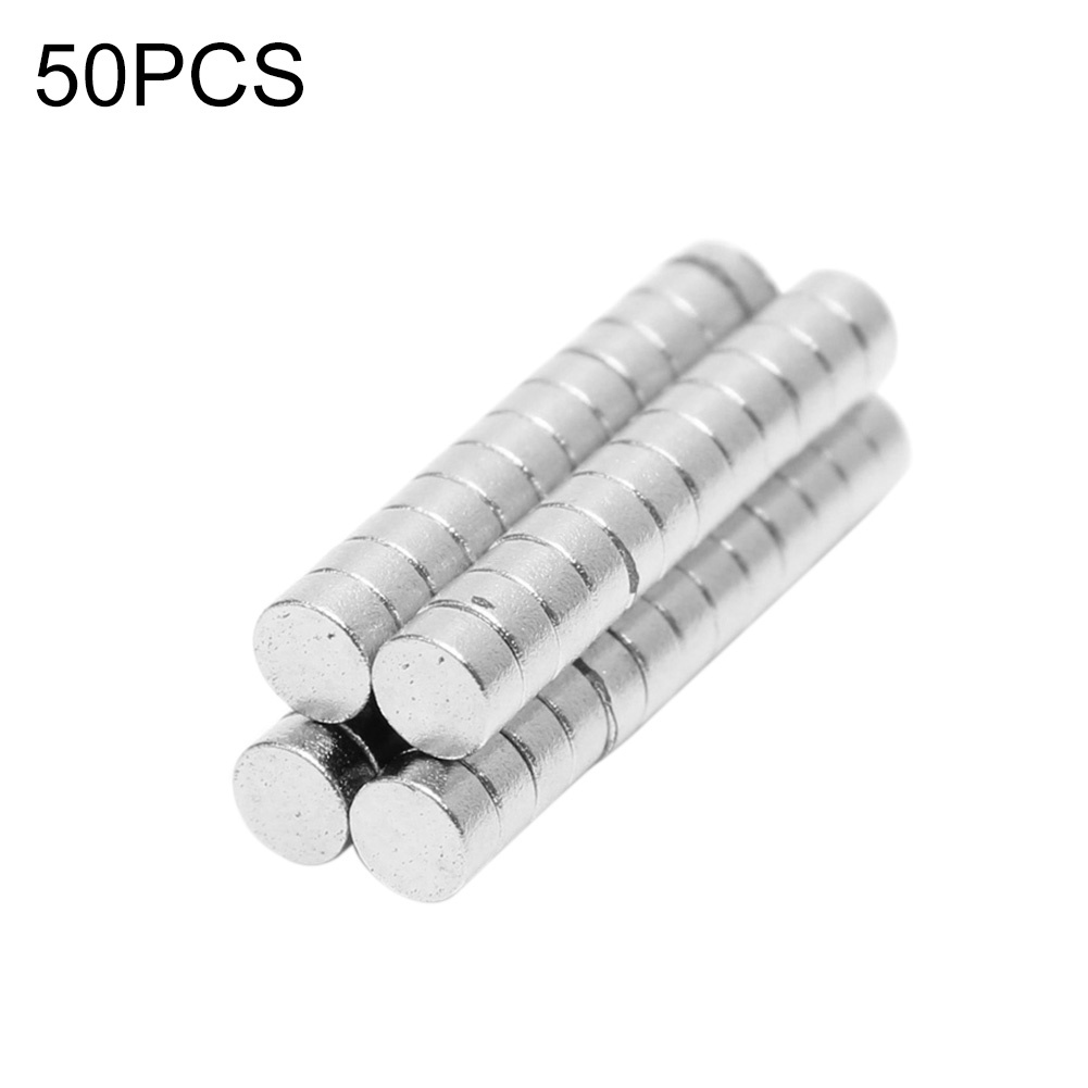 Set 50 Nam Châm Hình Trụ Tròn N52 3x15mm Chuyên Dụng
