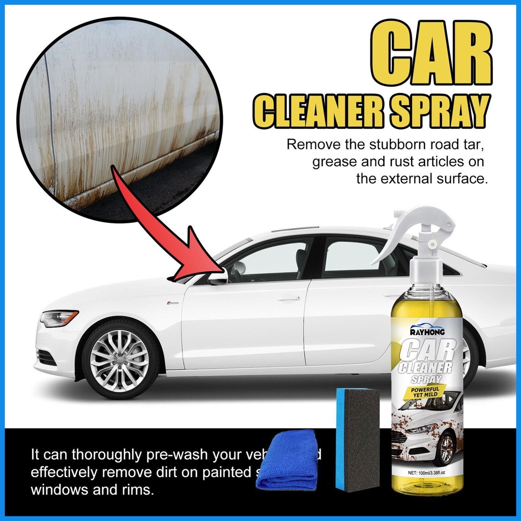 Bình Xịt Nano 100ml Làm Sạch Ghế Ngồi Xe Hơi Bằng Da