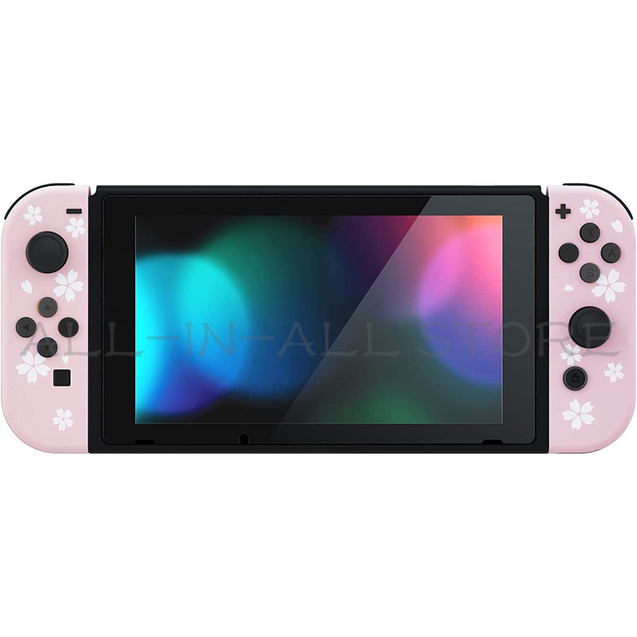 Nintend Switch Cherry Blossoms DIY thay thế Shell Back Plate Joycon Case cho Nintendo Switch Console Controller Accessories