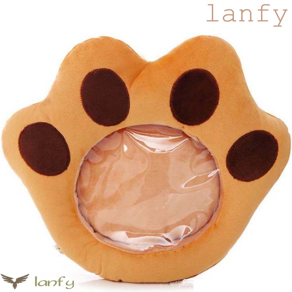 LANFY Gối Nhồi Bông Giữ Ấm Tay Hình Động Vật Dễ Thương