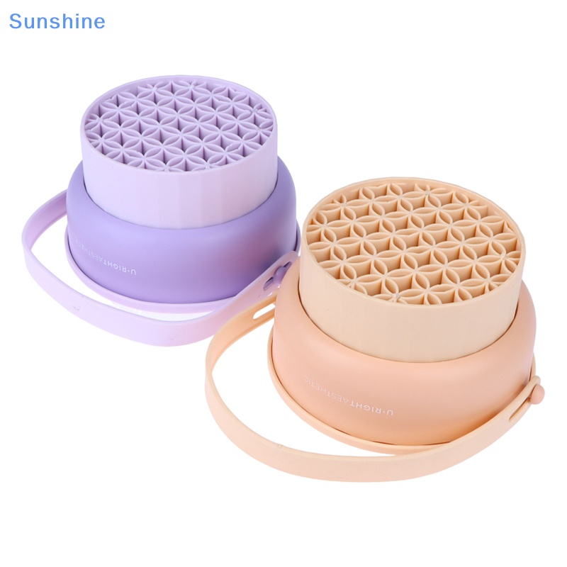 Miếng Silicone Vệ Sinh Cọ Trang Điểm Tiện Dụng