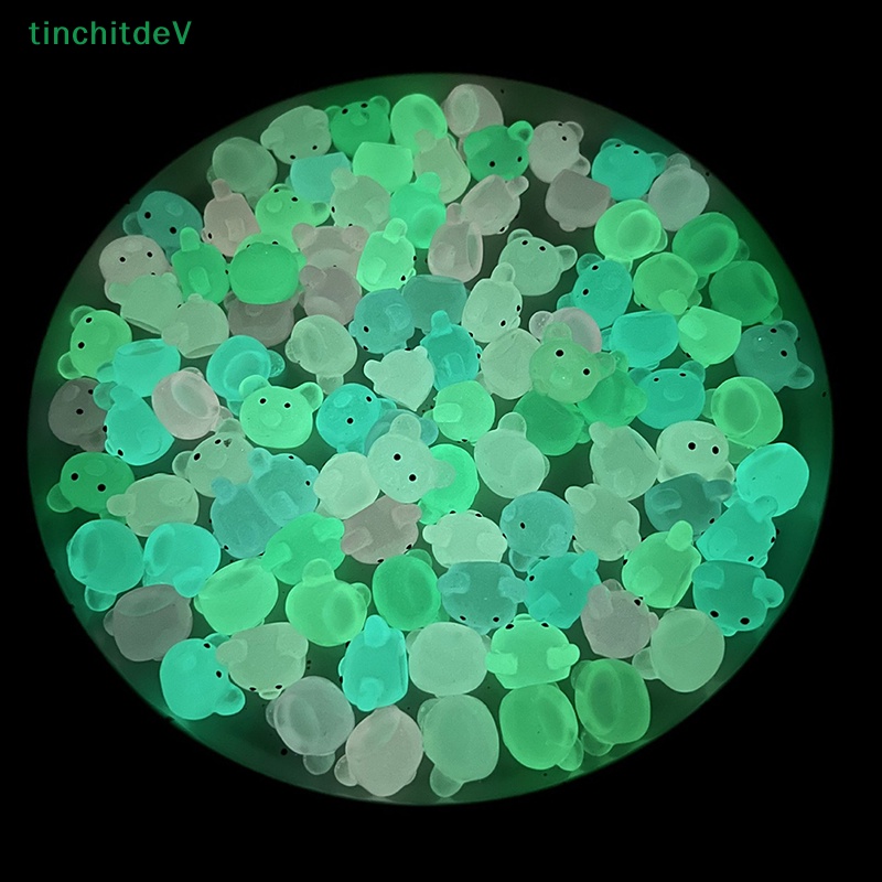 [TinchitdeV] Bộ 5 Mô Hình Gấu Hoạt Hình Dạ Quang Bằng Nhựa Resin Dễ Thương Trang Trí Thu Nhỏ [Mới]