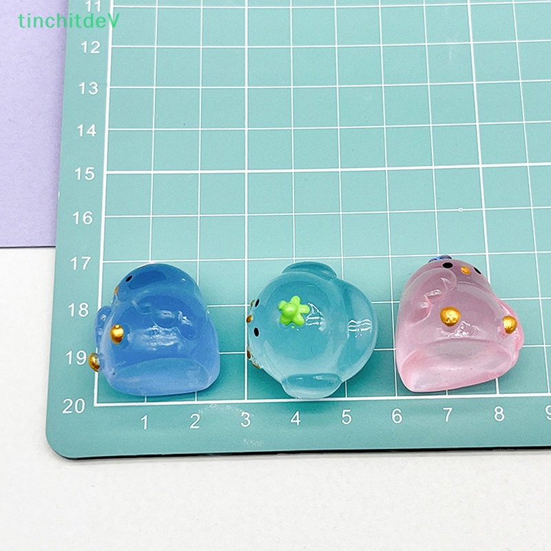 [TinchitdeV] Đồ Chơi Chú Gà Béo Mini Bằng Nhựa Resin Phát Quang Dễ Thương Thủ Công DIY